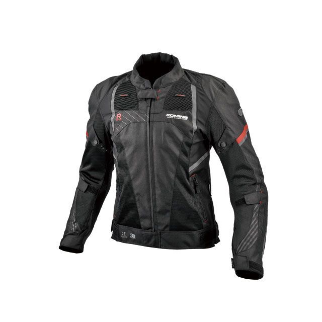 コミネ 春夏モデル モトファンゴ ダブルラインメッシュジャケット 黒