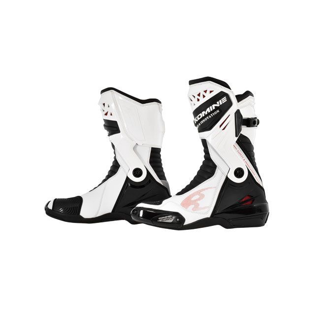 コミネ 2021春夏モデル BK-087 スプリームレーシングブーツ（ホワイト） サイズ 27.0cm KOMINE バイクの通販は