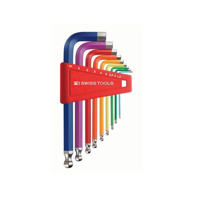 PBスイスツールズ 212H-10RB ボール付レインボーレンチセット（パックナシ） PBSWISSTOOLS バイク 車 自動車 自転車の通販は