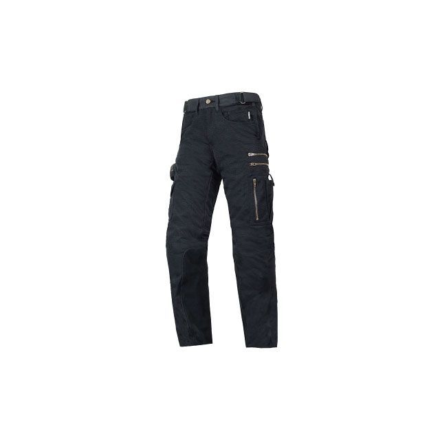 ラフ＆ロード 2021春夏モデル RR7516LF バイカーZIPメッシュパンツルーズフィット（ブラック） サイズ LW Rough&Road 11,923円