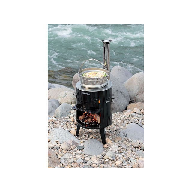 かまど キャプテンスタッグ 煙突ストーブ KaMaDo KAMADO(かまど) 煙突ストーブ - アウトドア・キャンプ用品
