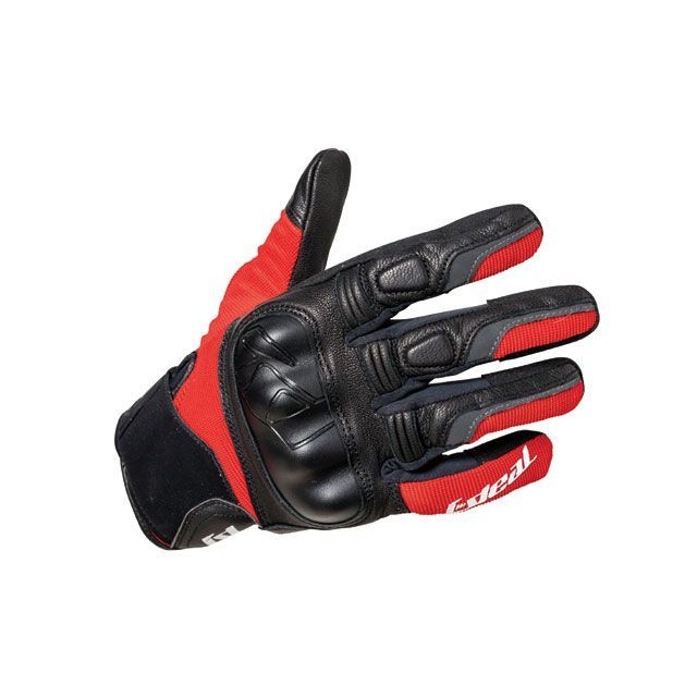 アイディール 2021春夏モデル バイク用 グローブ ID-014 アンチH2O（ANTI H2O） レッド サイズ M IDEAL