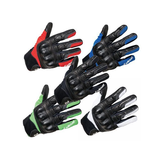 アイディール 2021春夏モデル バイク用 グローブ ID-014 アンチH2O（ANTI H2O） レッド サイズ M IDEAL