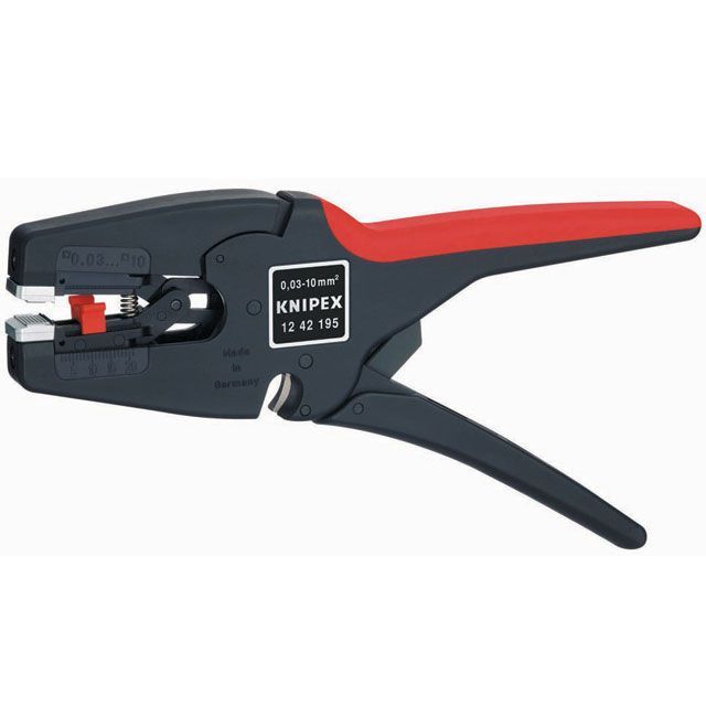 クニペックス 1242-195 ワイヤーストリッパー ”マルチストリップ10”（SB） KNIPEX バイク 車 自動車 自転車の通販は