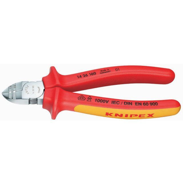 クニペックス 1426-160 穴付絶縁ニッパー 1000V KNIPEX バイク 車 自動車 自転車の通販は