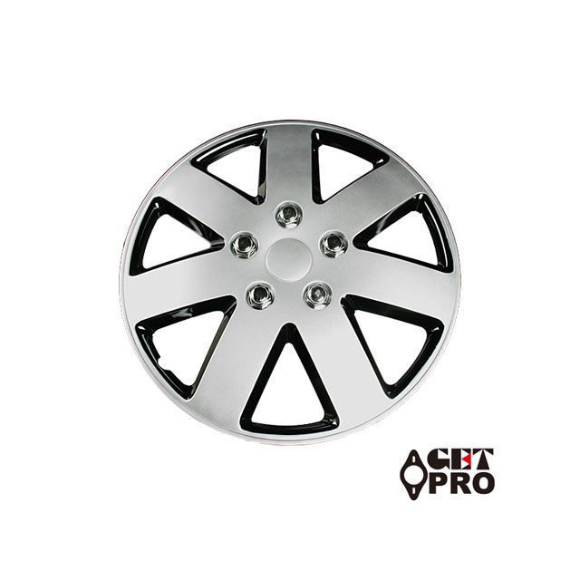 GET-PRO ゲットプロ ホイールカバー 14インチ 1台分4枚セット（シルバー＆ブラック）日産 キューブ ホイールキャップ GET-PRO 車 …の通販は