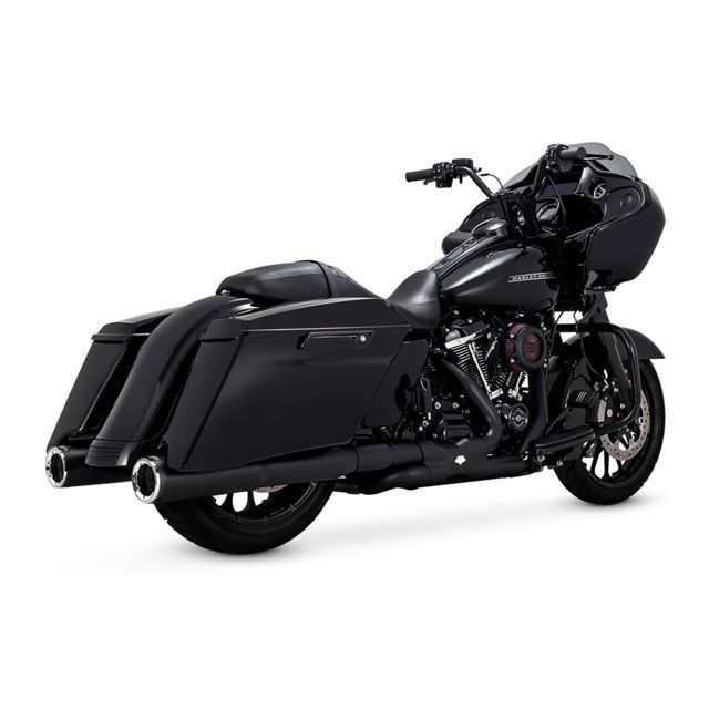 バンス TOURING（M8） HI-OUTPUT スリップオン ブラック VANCE&HINES バイク