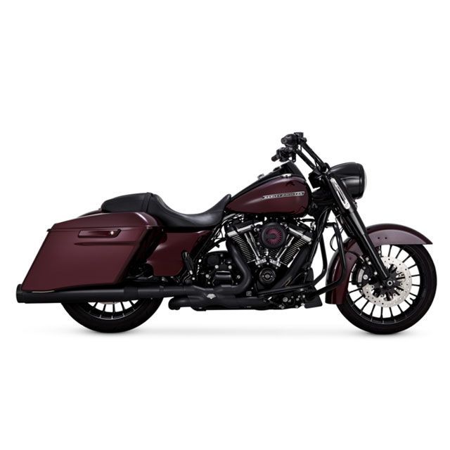 バンス TOURING（M8） TORQUER 450 スリップオン ブラック VANCE&amp;HINES_1