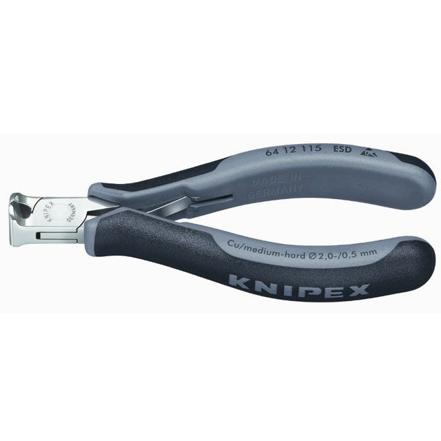 クニペックス 6412-115ESD エレクトロニクスエンドカッティングニッパー KNIPEX 9,242円