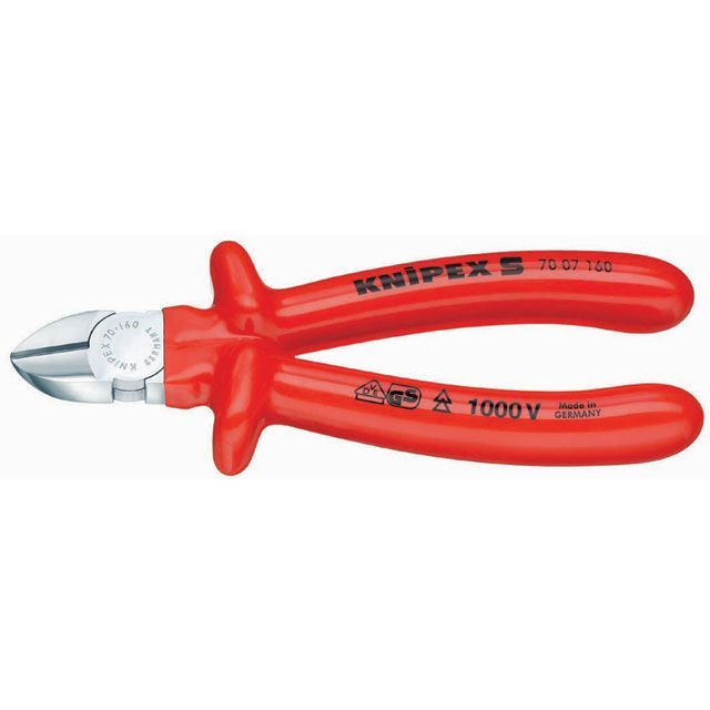 クニペックス 7007-180 縁切り斜ニッパー 1000V KNIPEX