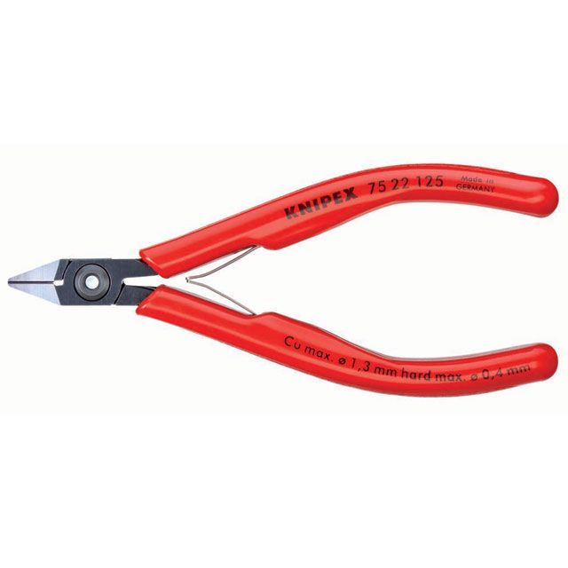 クニペックス 7522-125 エレクトロニクスニッパー（＃7521-125） KNIPEX