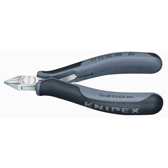 クニペックス 7772-115ESD 電子工学ニッパー KNIPEX