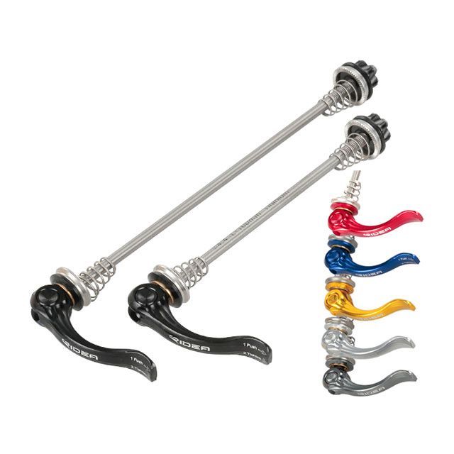 リデア（自転車） ES3D-100/140 Ti Quick Release MTB F100/R140 カラー ブラック RIDEA