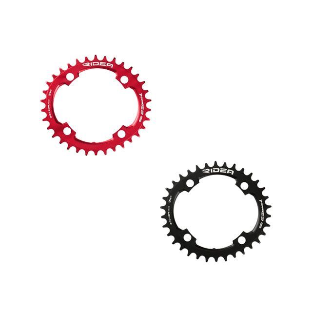 リデア（自転車） 34W2-LM4S1 Powering L W2T 4arms カラー 34T（BCD：104mm）レッド RIDEA