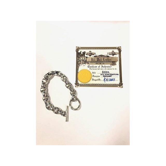 Bill Wall Leather MID STAR BOAT LINK BRACELET B552 Bill Wall Leather 日用品の通販は