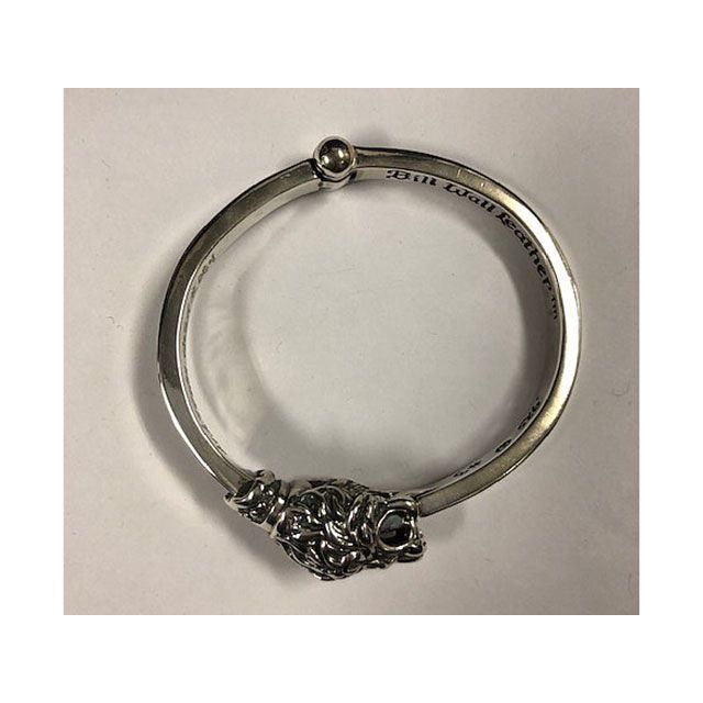 Bill Wall Leather Hinged Bangle Lion＃3 Bill Wall Leather