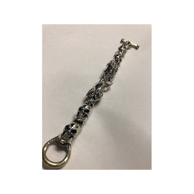 Bill Wall Leather Vintage Skull link Eagles B582 Bill Wall Leather