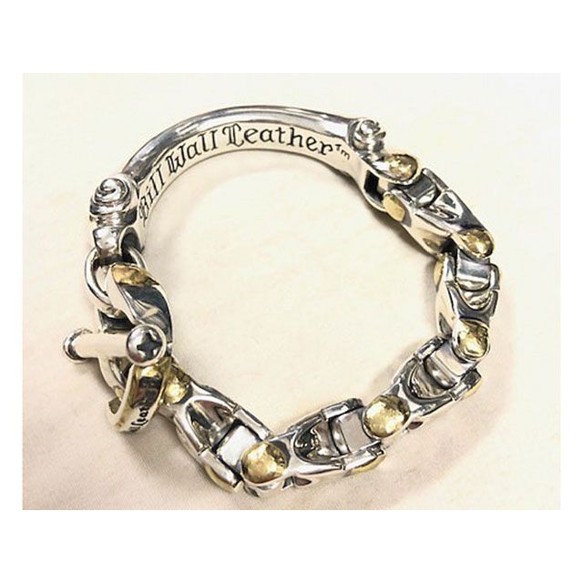 Bill Wall Leather BWL silver×gold B594BW Bill Wall Leather 日用品の通販は