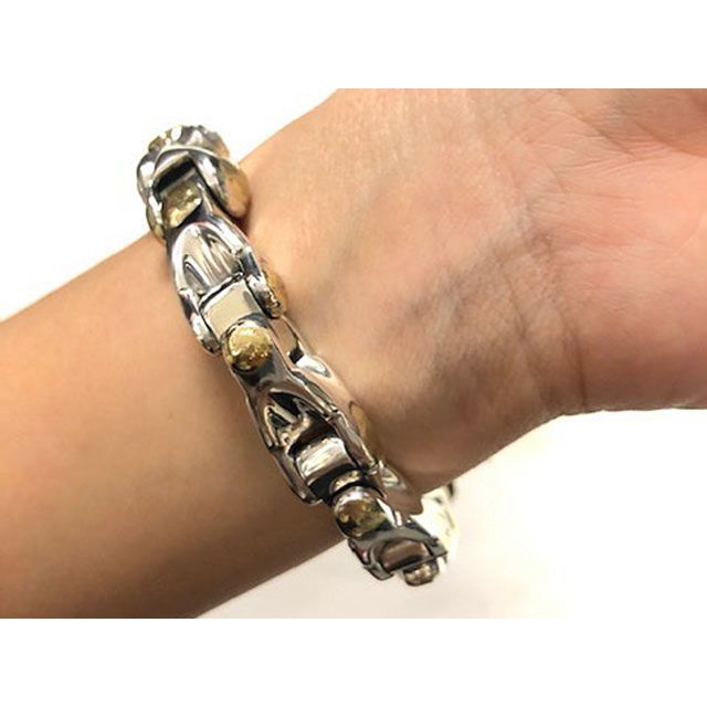 Bill Wall Leather BWL silver×gold B594BW Bill Wall Leather_7