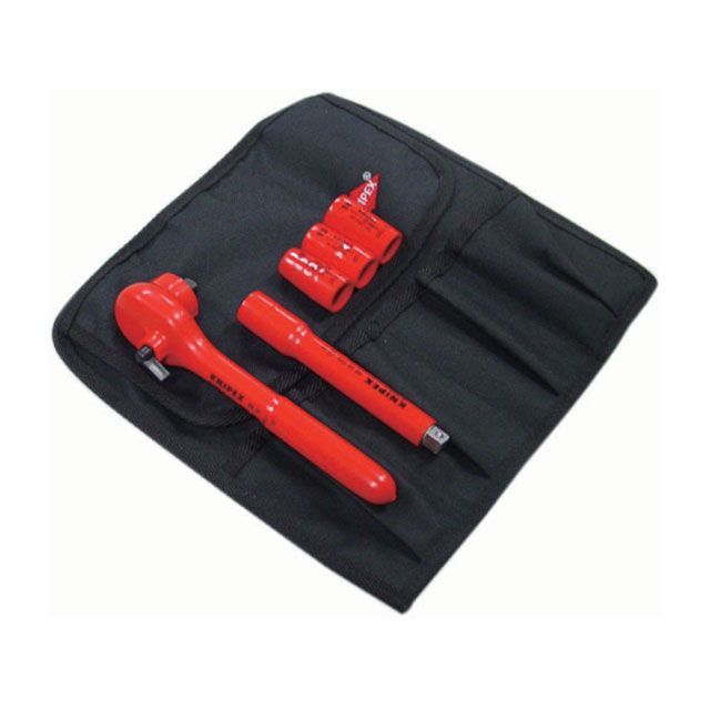 クニペックス HEV-1 HV・EV車用絶縁ソケットレンチセット KNIPEX