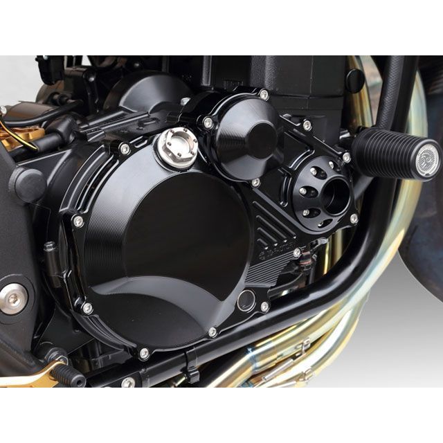 Kファクトリー ZRX1200 DAEG クラッチカバー TYPE2 ジュラコン（R