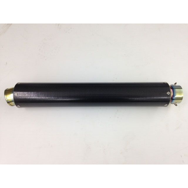 Kファクトリー 汎用 カーボンGPサイレンサー φ86-450L カラー ゴールド