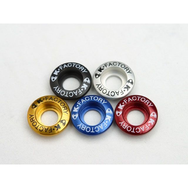 写真のみ 確認用 Kファクトリー スタンドフック M10 カラー レッド K-FACTORY バイク