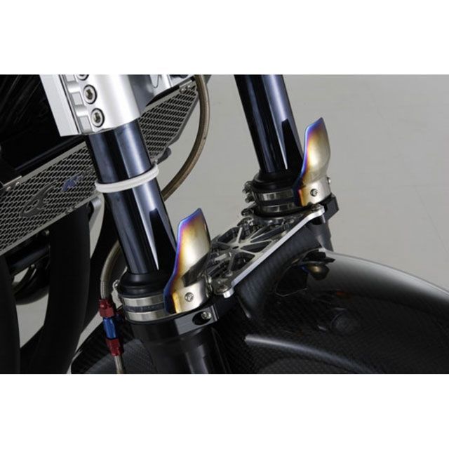 Kファクトリー ZRX1200R/S フロントスタビライザー プレート色 スーパーブラック クランプ色 スーパーブラック K-FACTORY_1