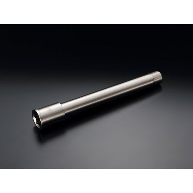 Kファクトリー クロモリ中空 フロントアクスルシャフト（無電解ニッケルメッキ） K-FACTORY バイクの通販は