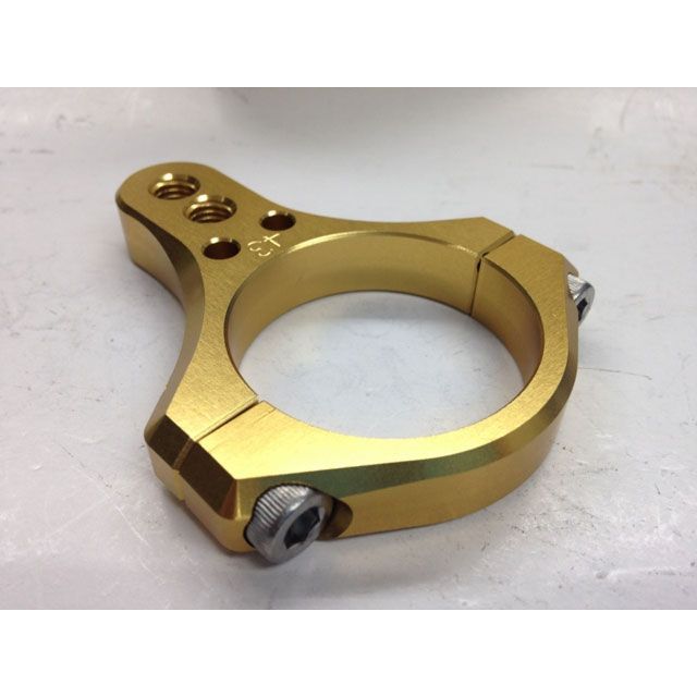 Kファクトリー 汎用 汎用クランプ φ43用 カラー ステイゴールド K-FACTORY バイクの通販は 7,893円