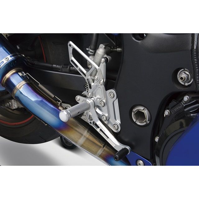 Kファクトリー GSX1300R隼 ライディングステップ for Race Use Newモデル（メタリックシルバー） K-FACTORY 38,269円