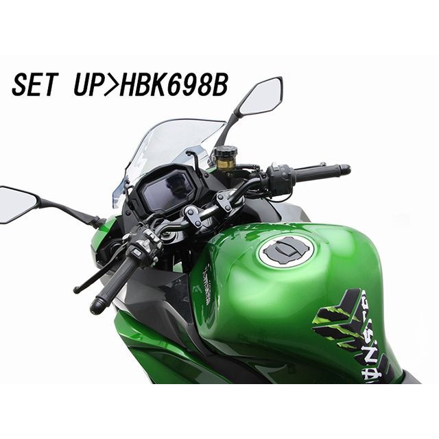 ハリケーン Ninja1000SX バーハンドルkit（ポリッシュアルマイト） HURRICANE_1