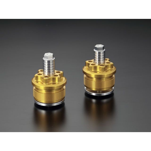 Kファクトリー MT-07 YZF-R25 フロントフォークトップキャップ カラー ステイゴールド K-FACTORY バイク