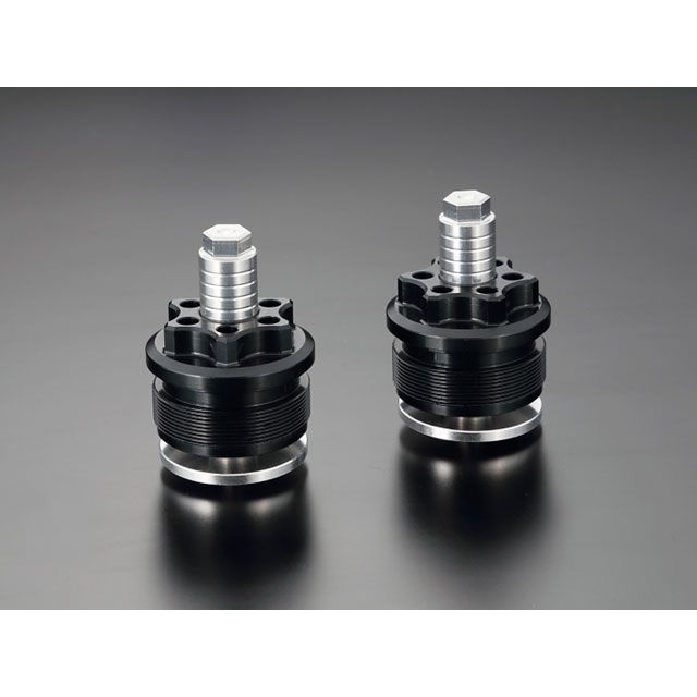 Kファクトリー MT-07 YZF-R25 フロントフォークトップキャップ カラー スーパーブラック K-FACTORY バイク