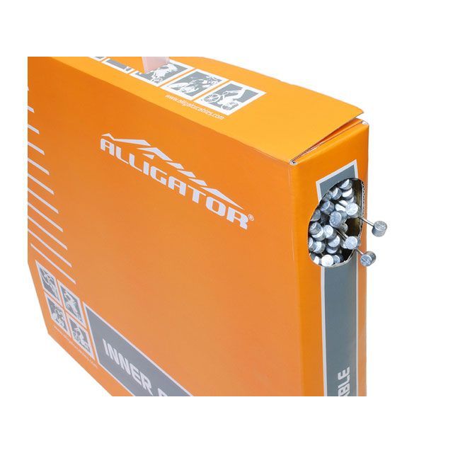 アリゲーター LY-BPT761617 ATB/MTBブレーキ用インナーケーブル（P.T.F.Eコート）BOX（ブラック） ALLIGATOR