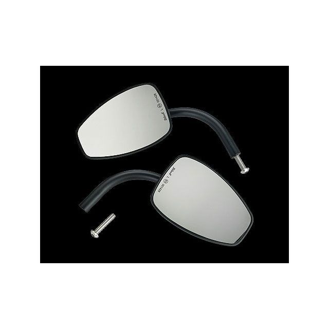 ビルトウェル 汎用 ユーティリティ ティアドロップワイドミラーセット ブラック Biltwell バイクの通販は