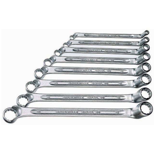 スタビレー 20/8 メガネレンチセット 75゜ STAHLWILLE バイク 車 自動車 自転車の通販は