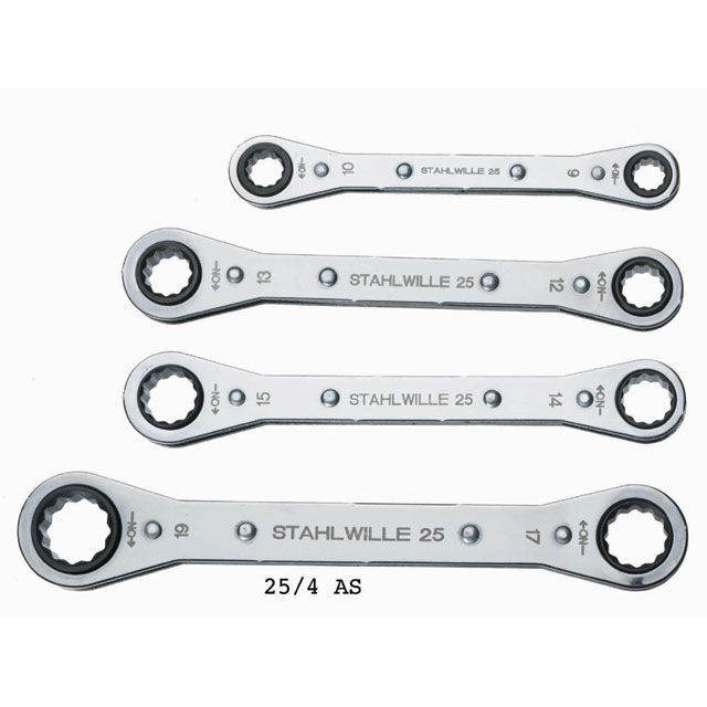 スタビレー 25/4 板ラチェットメガネセット STAHLWILLE バイク 車 自動車 自転車の通販は 21,822円