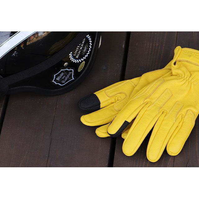 デグナー TG-67 3シーズン使えるレザーグローブ（タン） サイズ XL