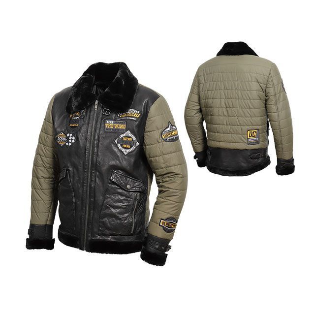 デグナー 20WJ-5 アビエータージャケット（ブラック/カーキ） サイズ 2XL DEGNER バイクの通販は 30,030円