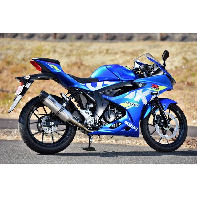 BMS GSX-R125 GSX-S125 CORSA-EVO II ステンレスサイレンサー 政府認証 BMS RACING FACTORY_1