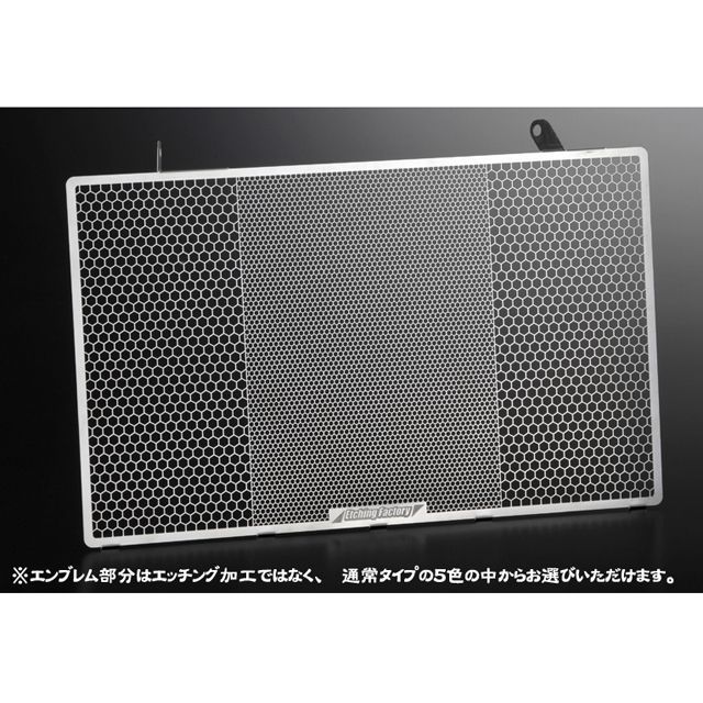 エッチングファクトリー 748/916/996 748/916/996用 ラジエターガード カラー 赤エンブレム ETCHING FACTORY