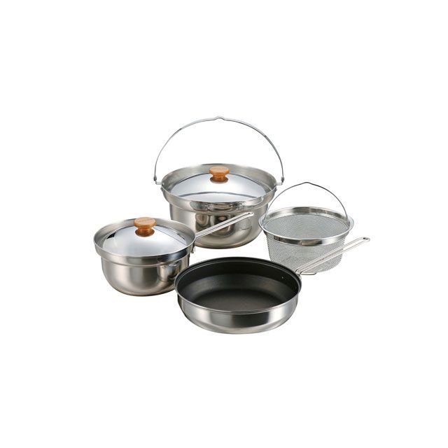 キャプテンスタッグ マルチステンレスクッカー CAPTAIN STAG