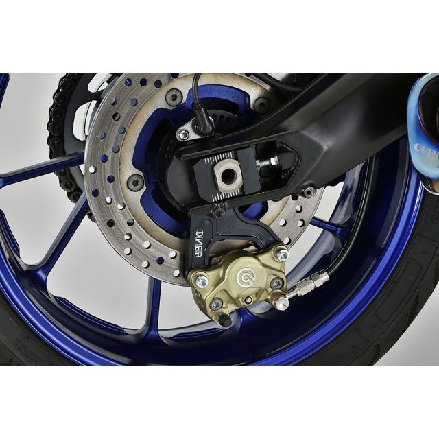 オーバーレーシング Rキャリパーサポート ブレンボ2P用（ブラック） OVER RACING