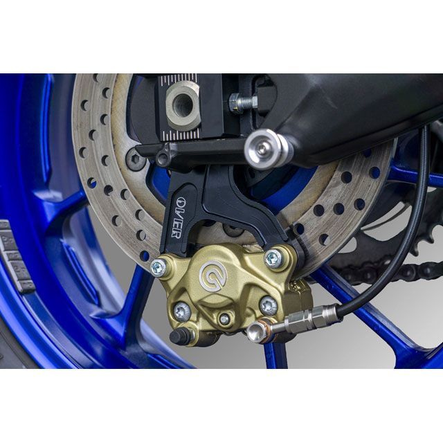 オーバーレーシング Rキャリパーサポート ブレンボ2P用（ブラック） OVER RACING_1