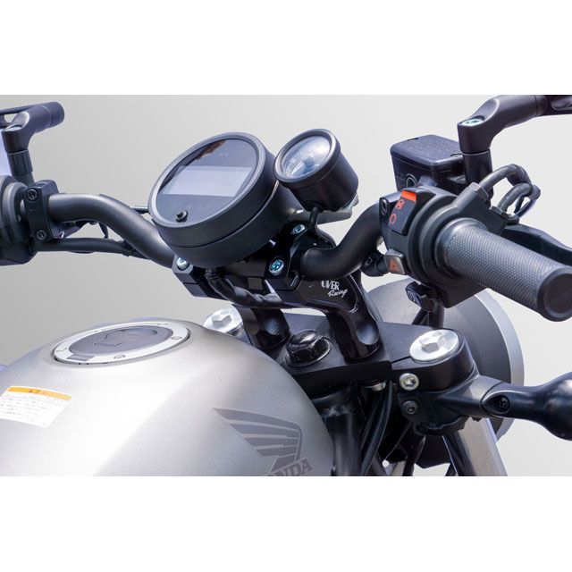 オーバーレーシング Rebel250 Rebel500 ハンドルライザー（黒いこと） OVER RACING