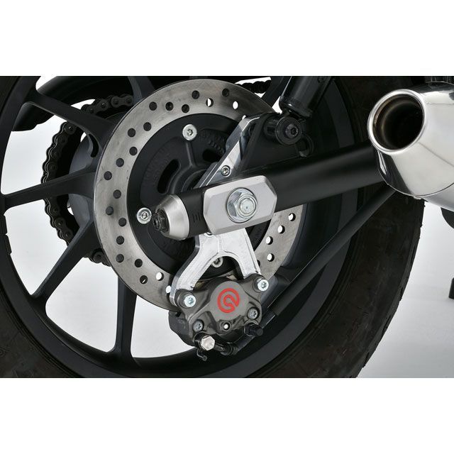 オーバーレーシング Rebel250 Rebel500 Rキャリパーサポート ブレンボ2P用（シルバー） OVER RACING