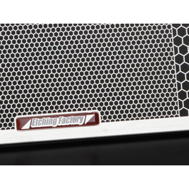 エッチングファクトリー CB400SF-VTEC CB400SF-VTEC（99〜）用 ラジエターガード カラー 緑エンブレム ETCHING FA…_2