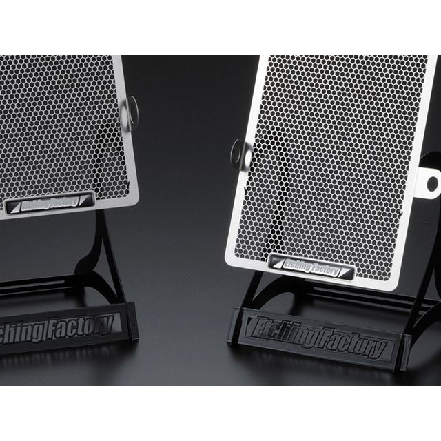 エッチングファクトリー D-TRACKER D-TRACKER(01〜07)用 ラジエターガード カラー 黒エンブレム ETCHING FACTORY
