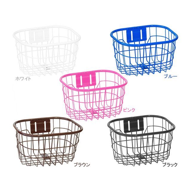 PALMY（自転車） GKO-8131 幼児用オシャレ丸型ワイヤーバスケット カラー ブラウン PALMY 自転車